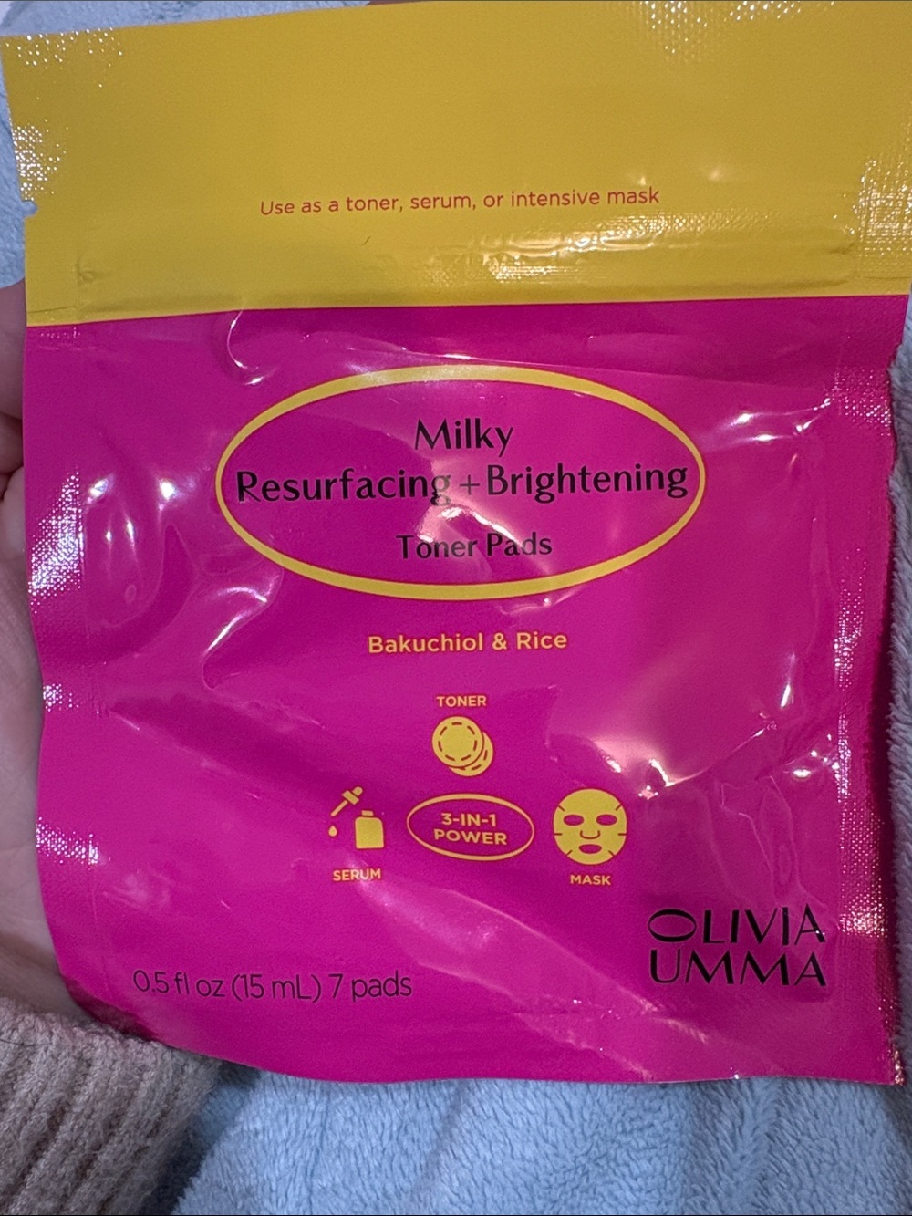 Milky Resurfacing + Brightening Toner Pads - Pink